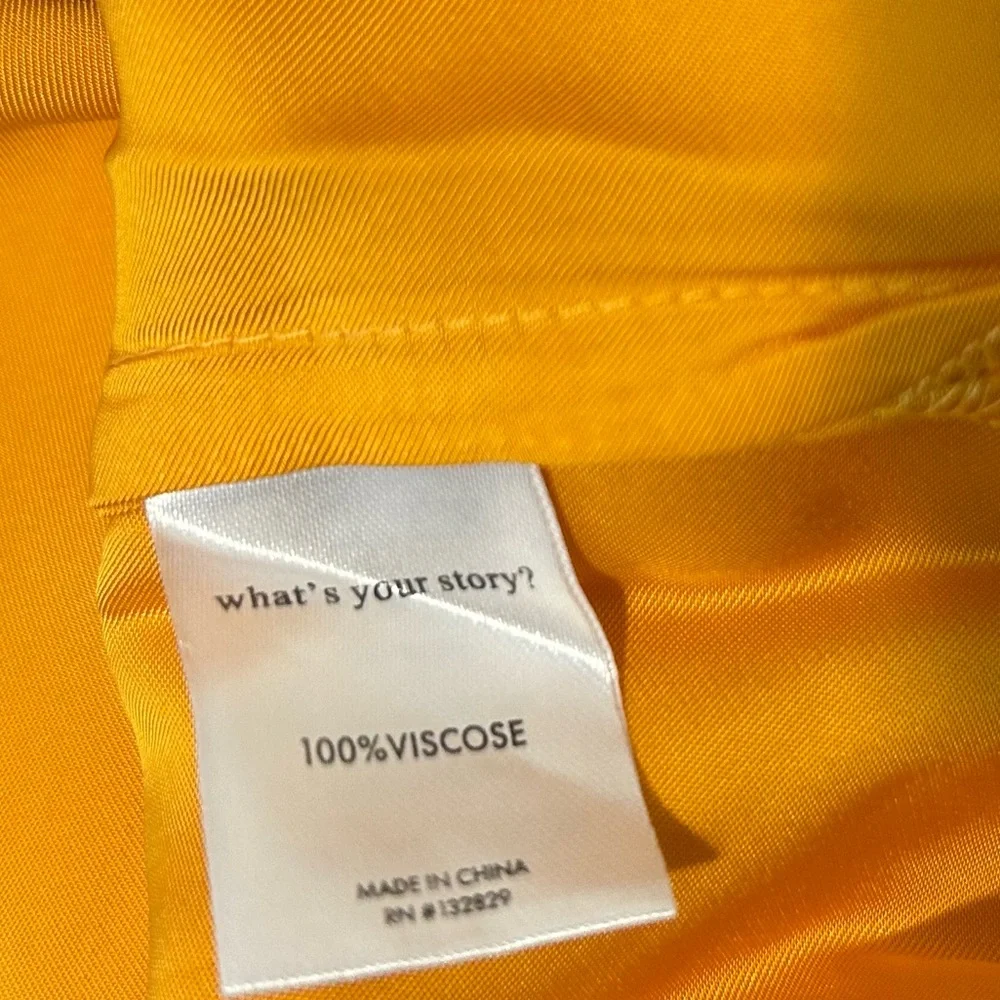 NWT Weekend Stories Celestina Shirt in Melon - Picture 8 of 10